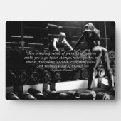 Women's Workout Motivatie Fotoplaat (voorkant)