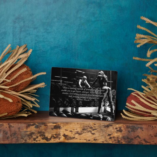 Women's Workout Motivatie Fotoplaat (Zijkant)