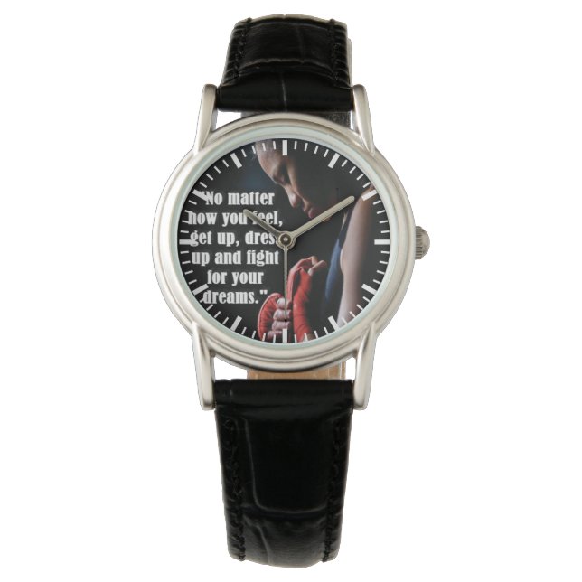 Women's Workout Motivatie Horloge (Voorkant)