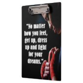 Women's Workout Motivatie Klembord (Links)