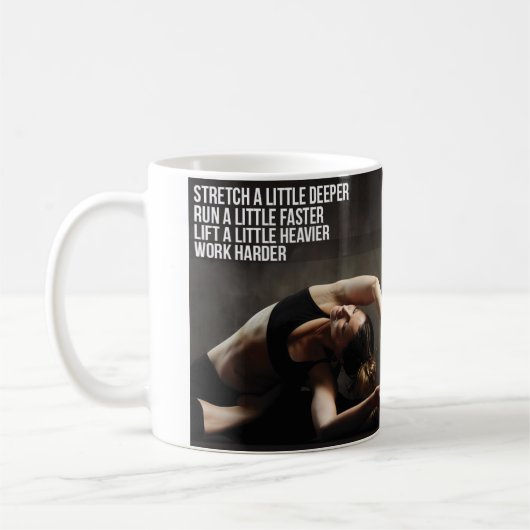 Women's Workout Motivatie Koffiemok (Links)