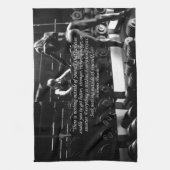 Women's Workout Motivatie Theedoek (Verticaal)