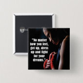 Women's Workout Motivatie Vierkante Button 5,1 Cm (Voorkant /achterkant)