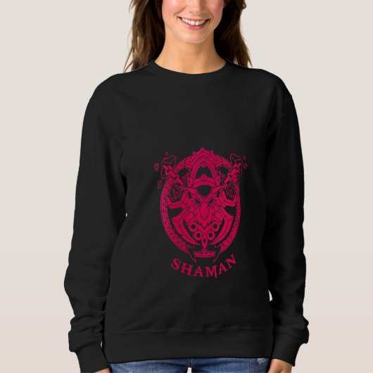 Womens Wow Shaman Gamer Trui (Voorkant)