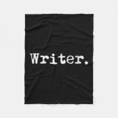 Womens Writer Funny Writing Book Au Novelist Gift Fleece Deken (Voorkant)