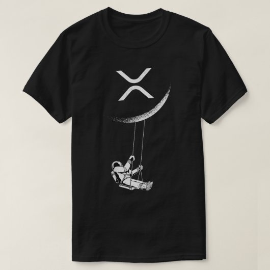 Womens XRP Crypto Cryptocurrency Blockchain C T-shirt (Design voorkant)