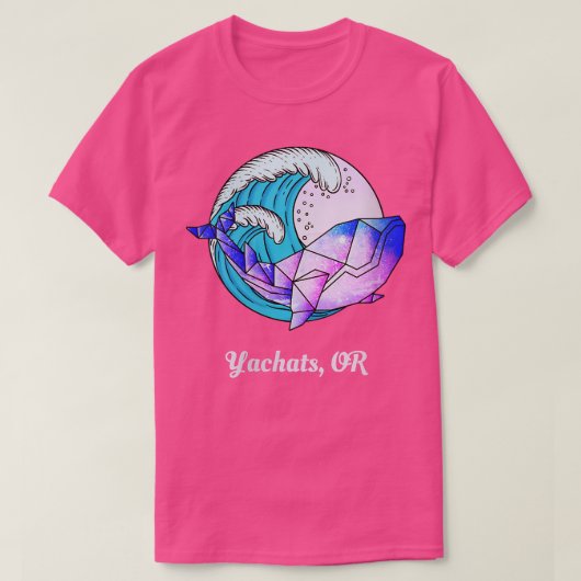 Womens Yachats of Japanse schilder Geometric Orca  T-shirt (Design voorkant)