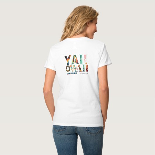 Women's Yahowah Design T-Shirt Cotton (Achterkant volledig)