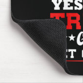 Womens Yes Im A Trump Girl Get Over It - Potus Pre Muismat (Hoek)