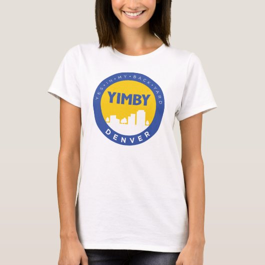 Womens YIMBY Denver Logo Tshirt (Voorkant)