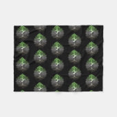 Womens Yoga Namaste Women Meditation Chakra Woman Fleece Deken (Voorkant (Horizontaal))