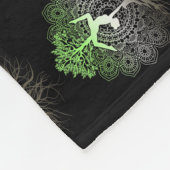 Womens Yoga Namaste Women Meditation Chakra Woman Fleece Deken (Hoek)