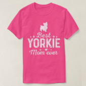 Womens Yorkie Mam Ever Funny Dog Mama Best Pet T-shirt (Design voorkant)
