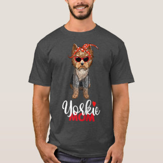 Womens Yorkie Mama I Love Yorkie Yorkshire Terrier T-shirt