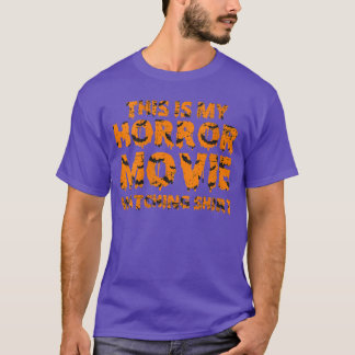 Womenshis Is My Horror Movie Watching Halloween VN T-shirt
