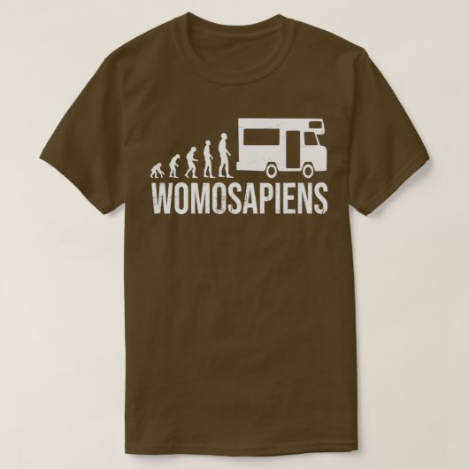Womosapiens RV Evolutie T-shirt (Design voorkant)
