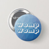 Womp Geometric Blue Ronde Button 5,7 Cm (Voorkant /achterkant)