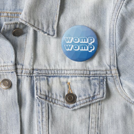 Womp Geometric Blue Ronde Button 5,7 Cm (In situ)