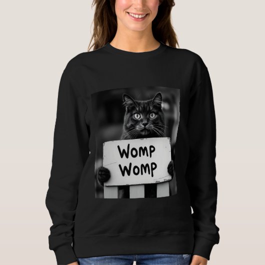 Womp Womp Kat Grappige Meme Trend Gen Z Trui (Voorkant)