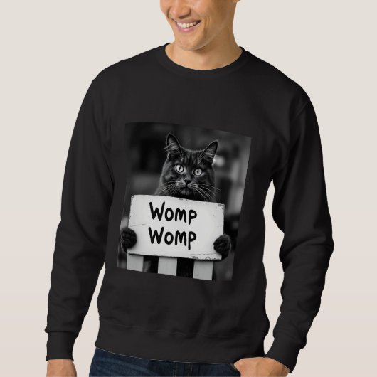 Womp Womp Kat Grappige Meme Trendy Gen Z Trui (Voorkant)