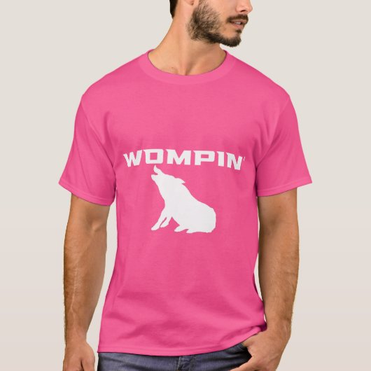 WOMPIN wit T-shirt (Voorkant)