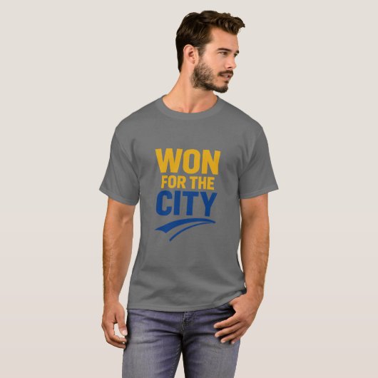 WON FOR THE CITY Bold Sports Victory – T-Shirt (Voorkant volledig)