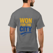 WON FOR THE CITY Bold Sports Victory – T-Shirt (Achterkant)