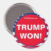 WON. Patriotic Magnet (Voorkant / Achterkant)