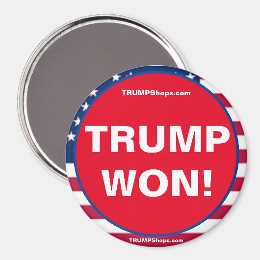 WON. Patriotic Magnet (Voorkant / Achterkant)