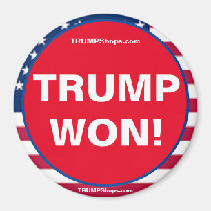 WON. Patriotic Magnet