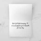 WON SPELT GEEN SONG **70th BIRTHDAY CARD** Kaart (Binnen)