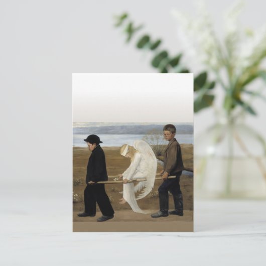 Wond Angel Briefkaart (Staand voorkant)