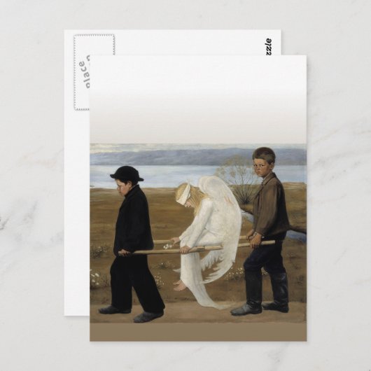 Wond Angel Briefkaart (Voorkant / Achterkant)