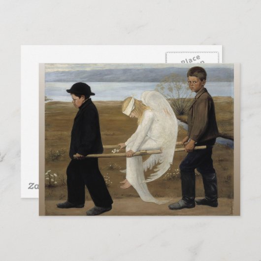 Wond Angel Briefkaart (Voorkant / Achterkant)