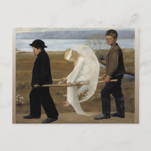 Wond Angel Briefkaart (Voorkant)