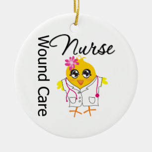 Wond Care Nurse Chick Keramisch Ornament