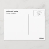 Wond hart briefkaart (Achterkant)