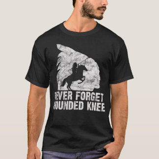 Wond Knee Native American Lakota Tribe Chief vi T-shirt