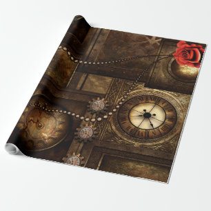 Wondeful steampunk-ontwerp cadeaupapier
