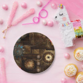 Wondeful steampunk-ontwerp papieren bordje (Feest)