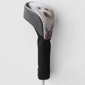 Wondehond, monogrammen golfhoofdbedekking golfheadcover (Schuin)