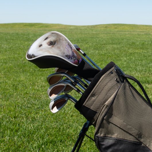 Wondehond, monogrammen golfhoofdbedekking golfheadcover (Insitu)