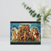 Wondenheid bij wortelfamilie briefkaart (Staand voorkant)