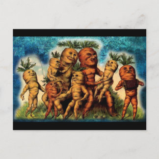 Wondenheid bij wortelfamilie briefkaart