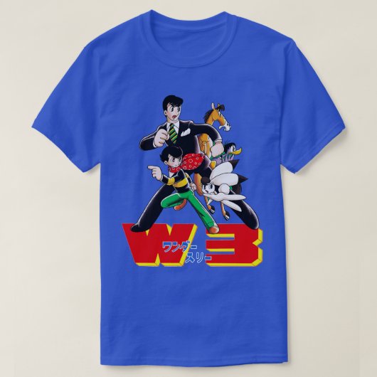 Wonder 3: De verbazingwekkende 3 Osamu Tezuka T-shirt (Design voorkant)