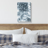 Wonder Ananas Bloem Uitgerekt Canvas Print (Insitu (Slaapkamer))