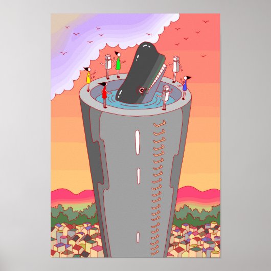 Wonder boven op de schoorsteen. poster (Voorkant)