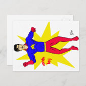 Wonder Boy Briefkaart (Voorkant / Achterkant)