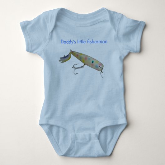Wonder Brood Zwemmer Zoutwater Lure Baby Romper (Voorkant)