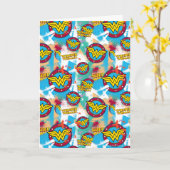 Wonder-damesverfpatroon Kaart (Gele Bloem)